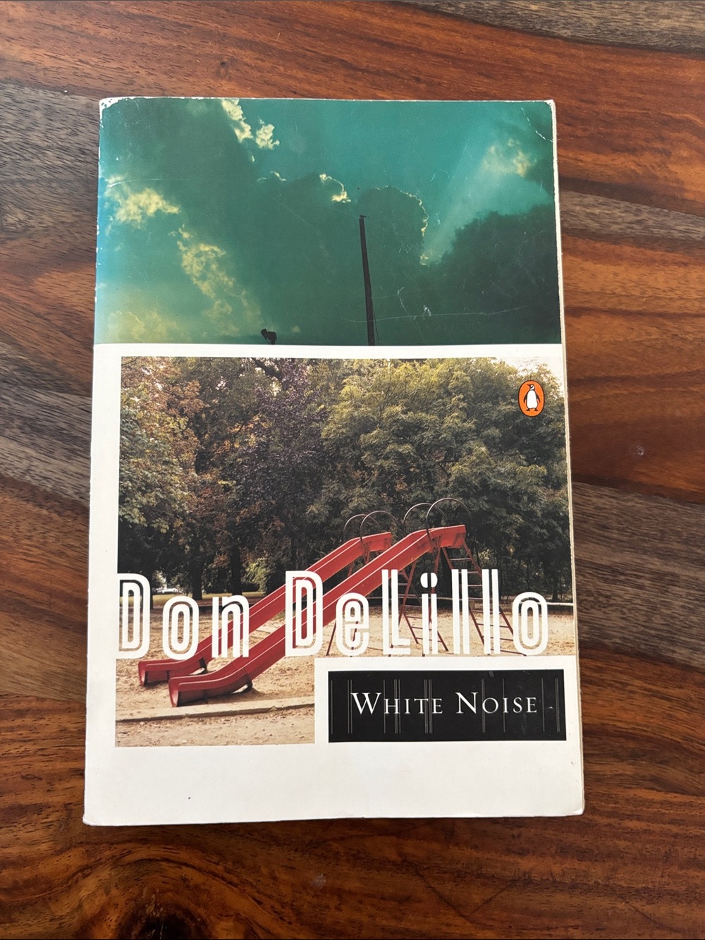 Don DeLillo "White Noise" Paperback - Red Slide Cover